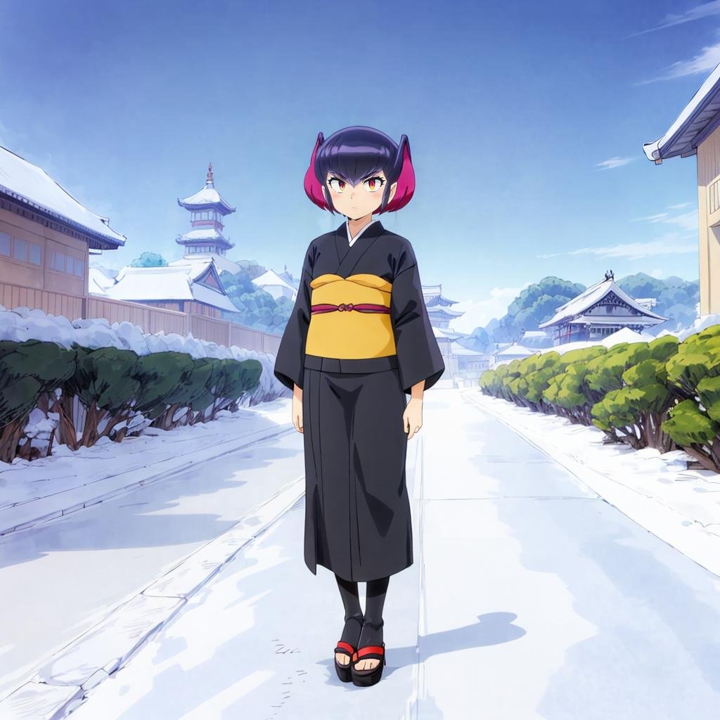 Kurama,  1girl,  full body by Ttan on Tensor.Art