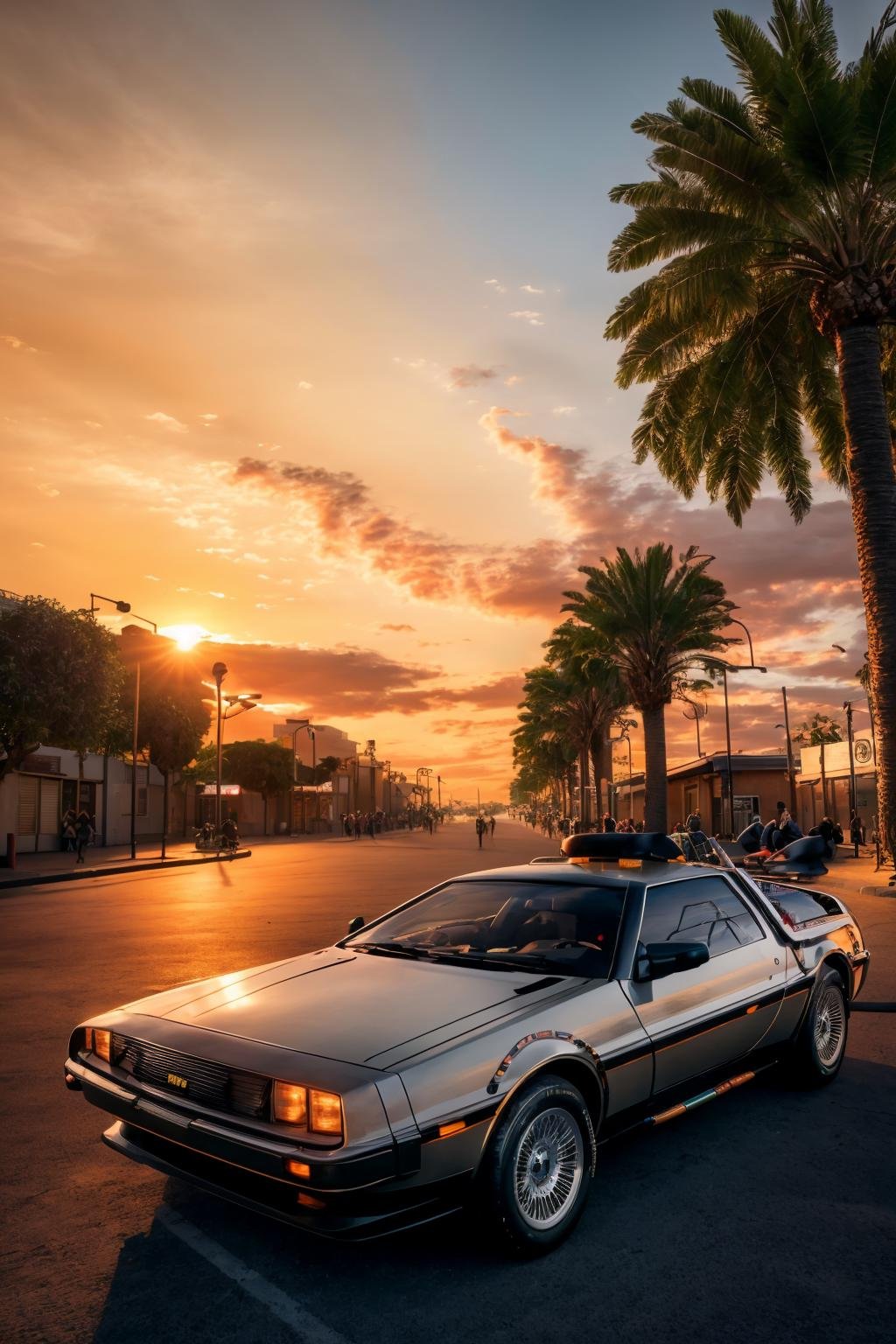 masterpiece,  photorealistic highly detailed 8k Panning Shot of a Vibrant Sunset,  best cinematic quality by Devildonia on...