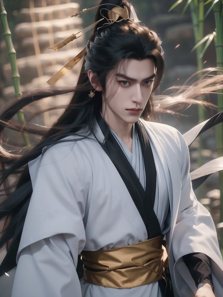 An ancient handsome man,  (masterpiece),  (highest quality) by 天运子 on Tensor.Art