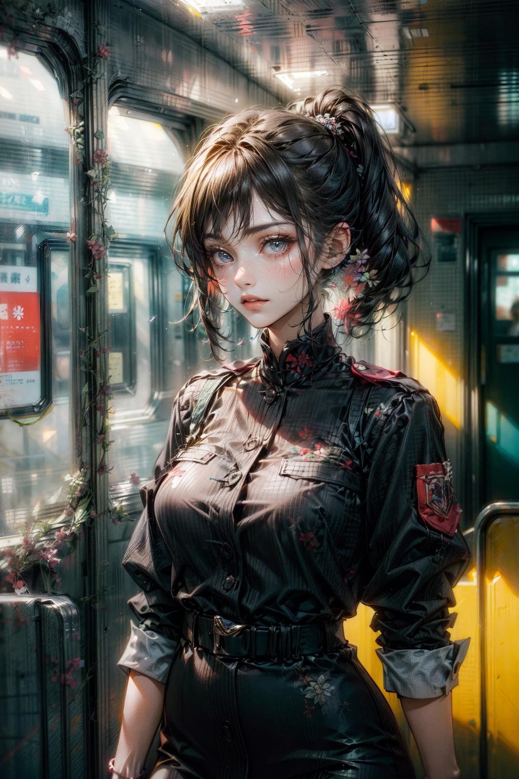 1girl,  Simple background by 盒子 on Tensor.Art