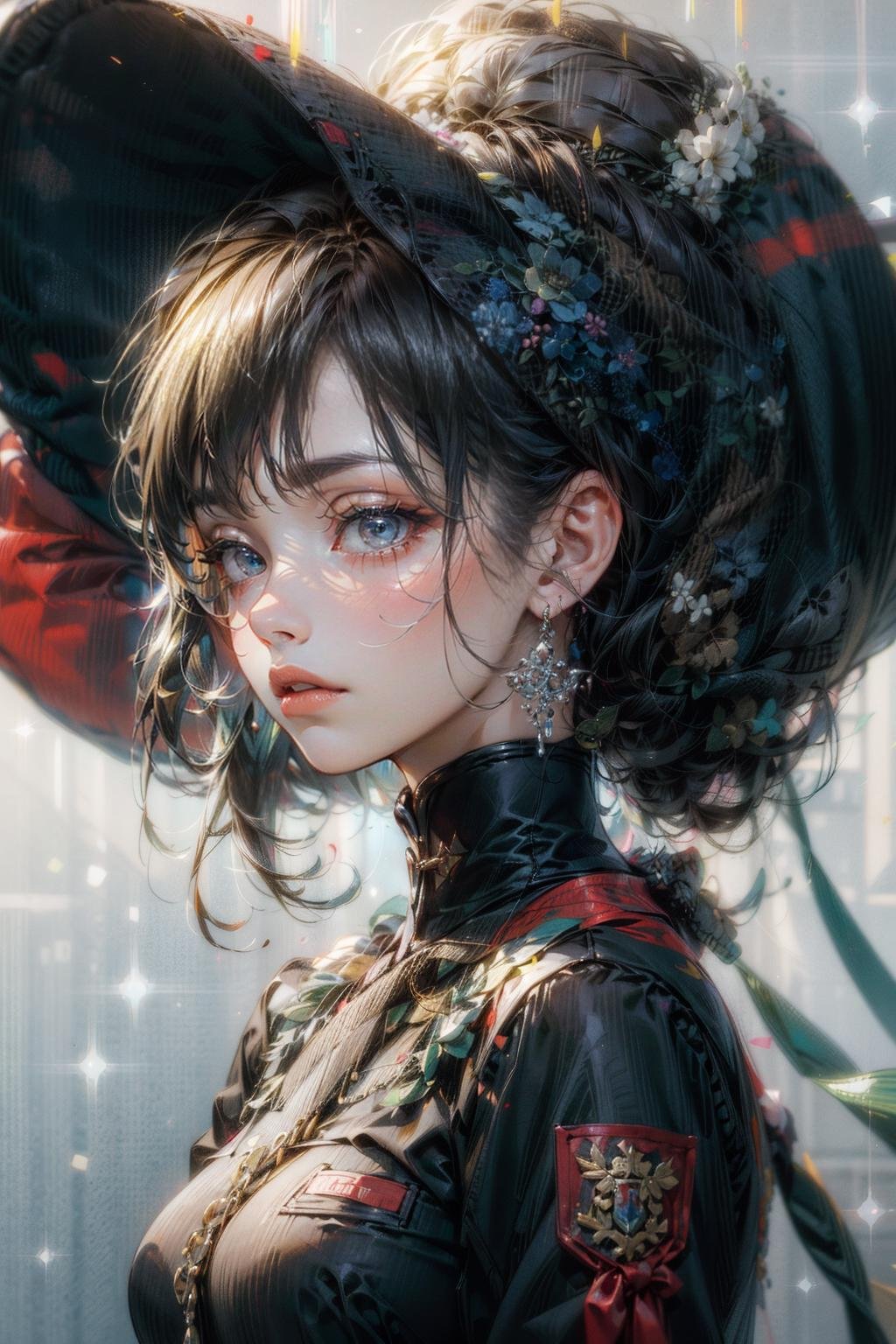 1girl,  Simple background by 盒子 on Tensor.Art