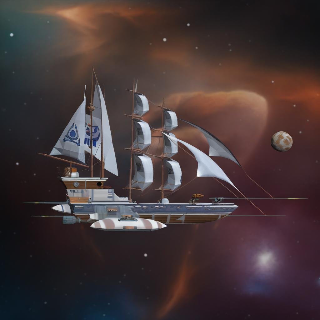 tpship sailing in space trending on artstation <lora:sdxl_lora:0.8>