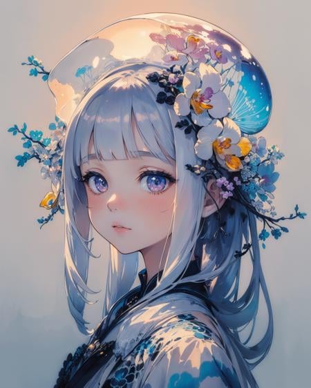 white background,  scenery,  ink by User 123 on Tensor.Art