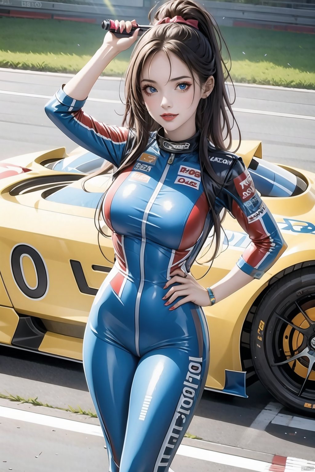 1girl, racing driver