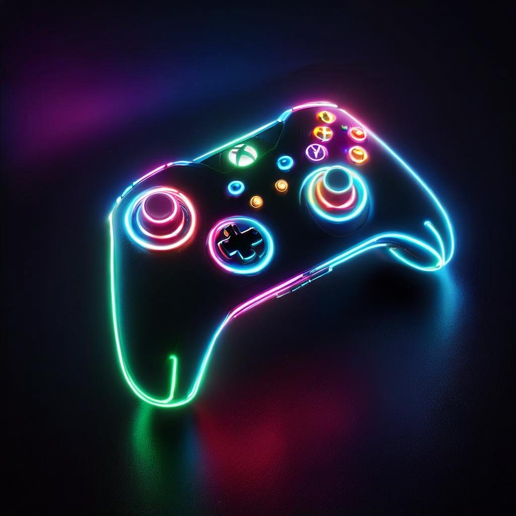 nlgtstyle <lora:nlgtstyle:1>  xbox controller