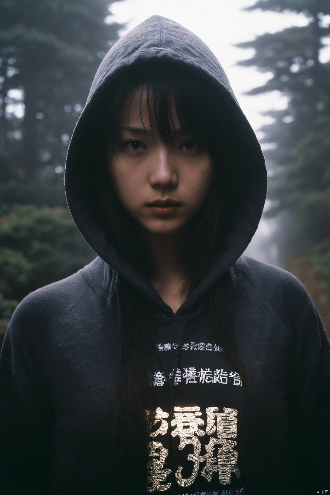a girl close up,  chinese girl,  tyndall effect by minus on Tensor.Art