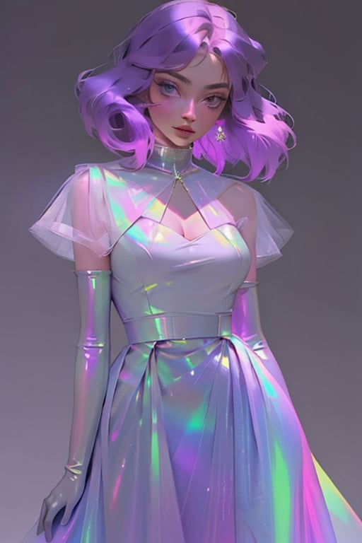 hologram skirt,portrait,(dress hologram:1.2), bioluminescent liquid,

post-Impressionist,Detailedface

1girl, solo, breasts, simple background, gloves, dress, cleavage, pink hair, purple hair, elbow gloves, medium hair, white dress, purple background, v arms, purple theme, chromatic, chromatic hair,chromatic dress,chromatic gloves,