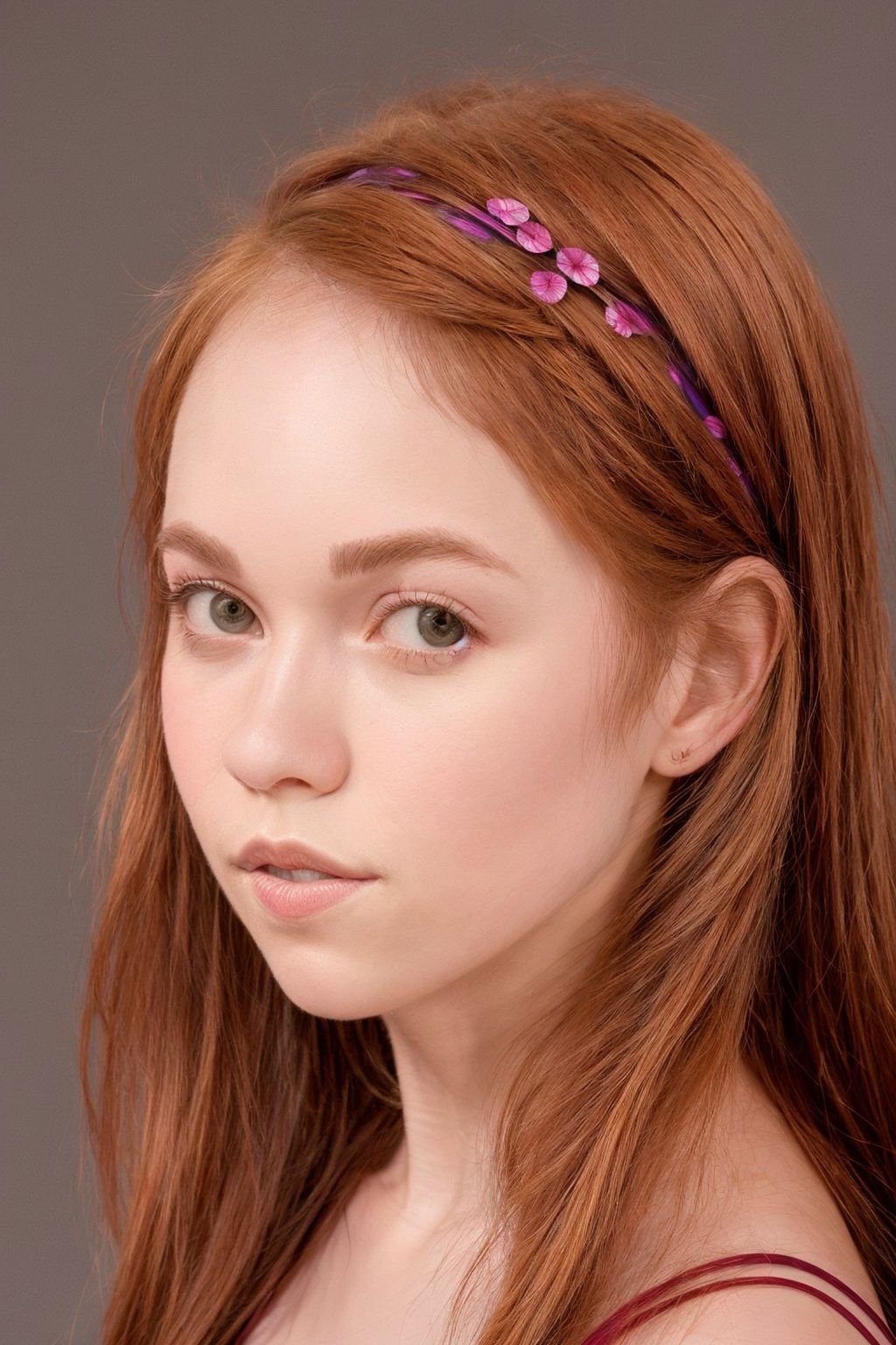 finely detailed brush strokes,  art by Chuck Close and ,  1girl by ManOfCulture on Tensor.Art