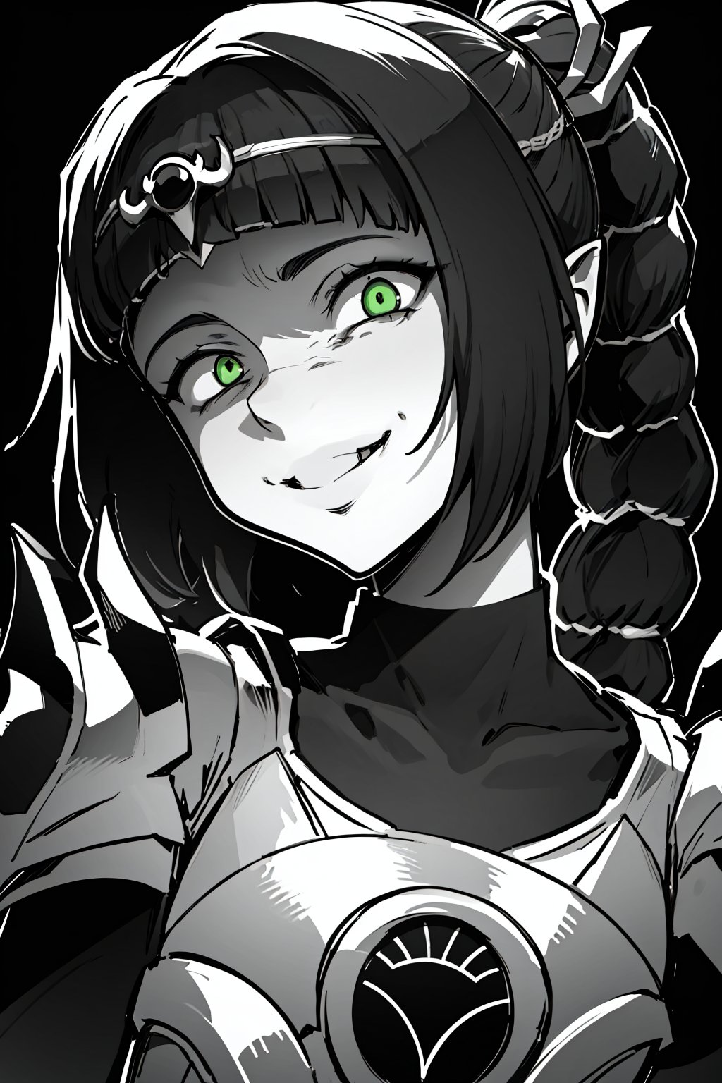 masterpiece,  best quality,  monochrome by Konan on Tensor.Art