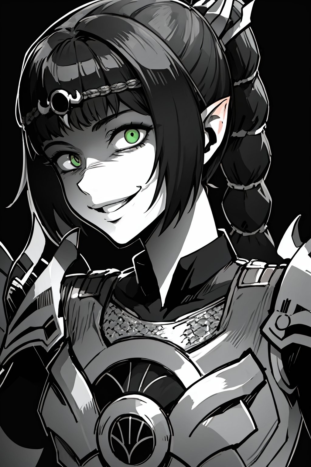 masterpiece,  best quality,  monochrome by Konan on Tensor.Art