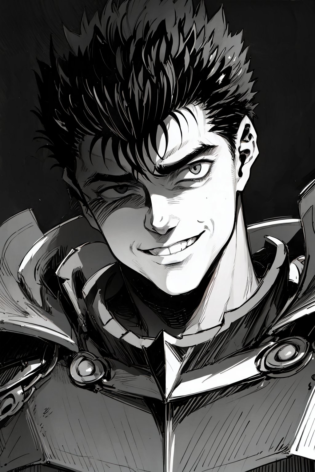 masterpiece,  best quality,  monochrome by Konan on Tensor.Art