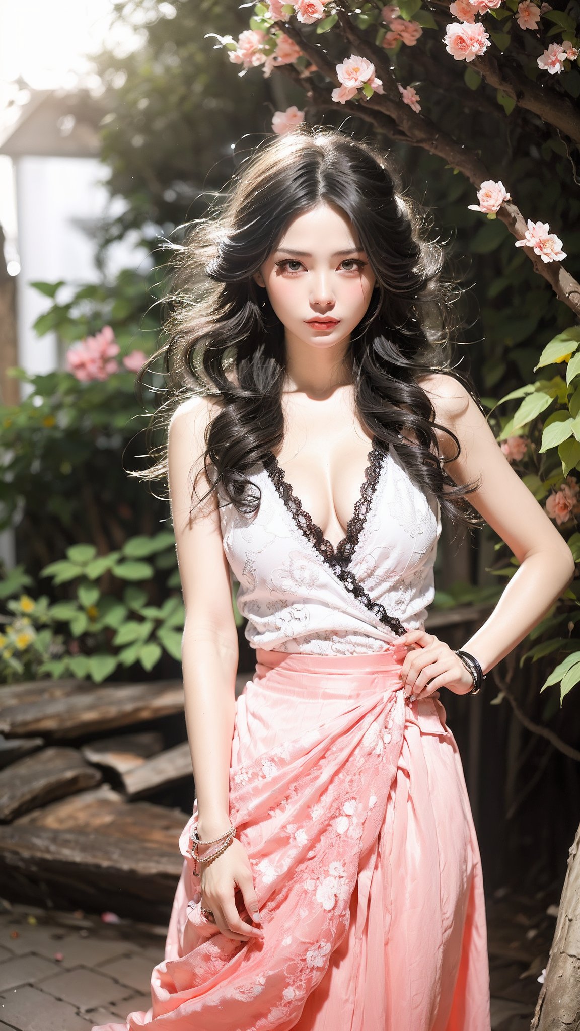 1girl,  solo,  long-wavy-hair by Vigee on Tensor.Art
