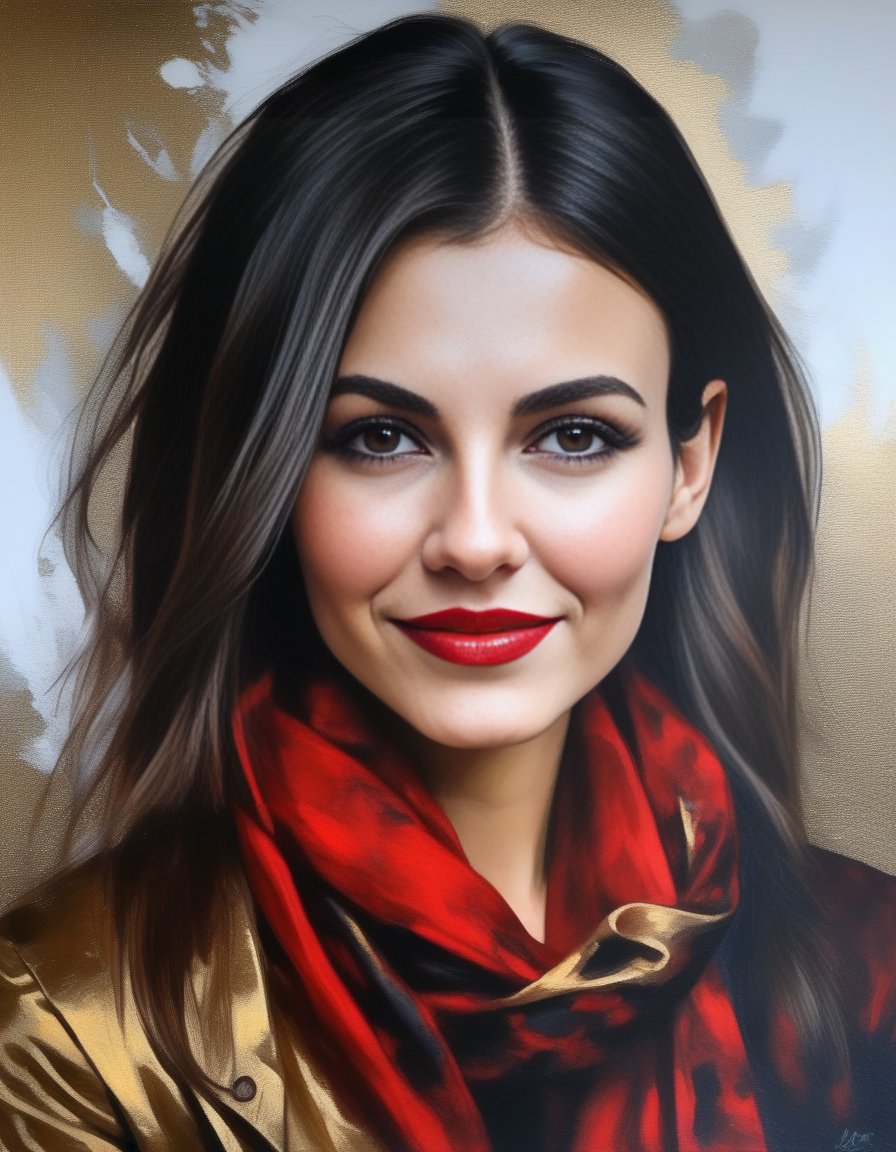 VictoriaJustice,  breathtaking portrait of a gorgeous girl,  sultry by parar20 on Tensor.Art