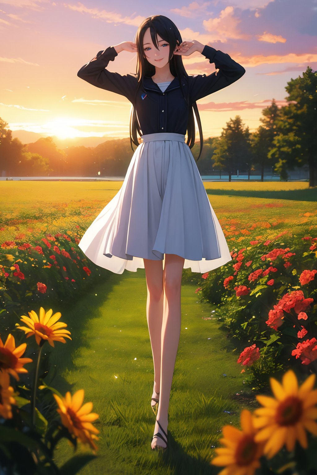 cinematic photo 1girl,  standing,  dress by 天TIN on Tensor.Art