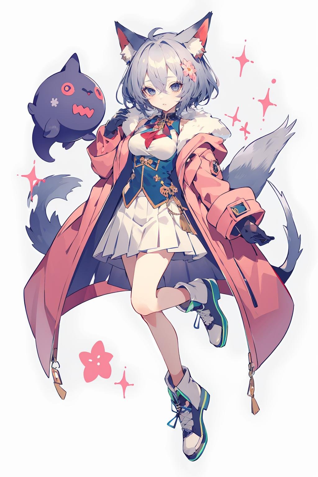 1girl,  solo,  skirt by 才不是今宵呢！ on Tensor.Art