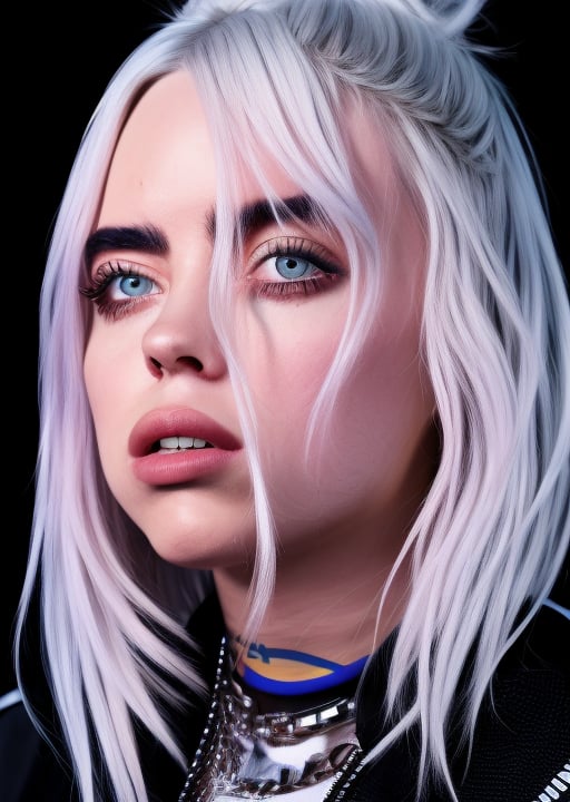 Billie Eilish ,photorealistic