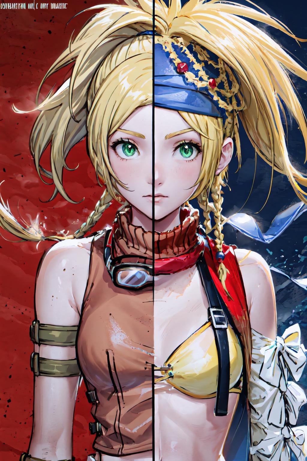 SplitScreen,  close-up,  split screen by FallenIncursio on Tensor.Art