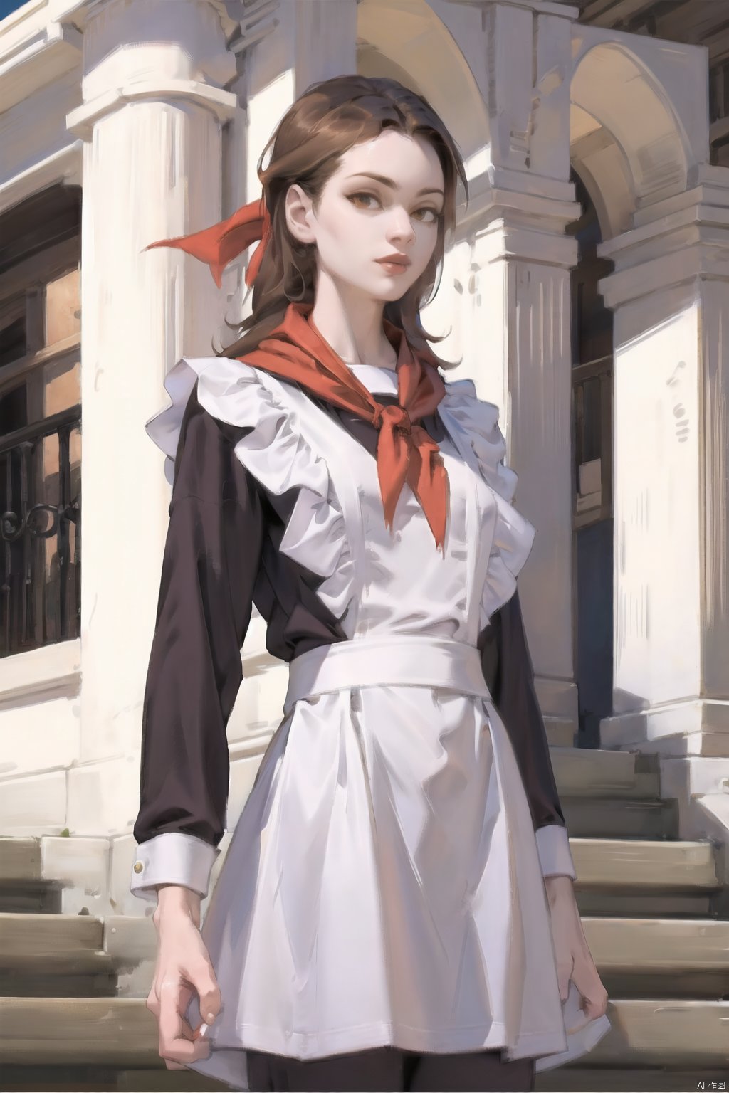  masterpiece,highres,1girl,solo,cccpuniform,red neckchief