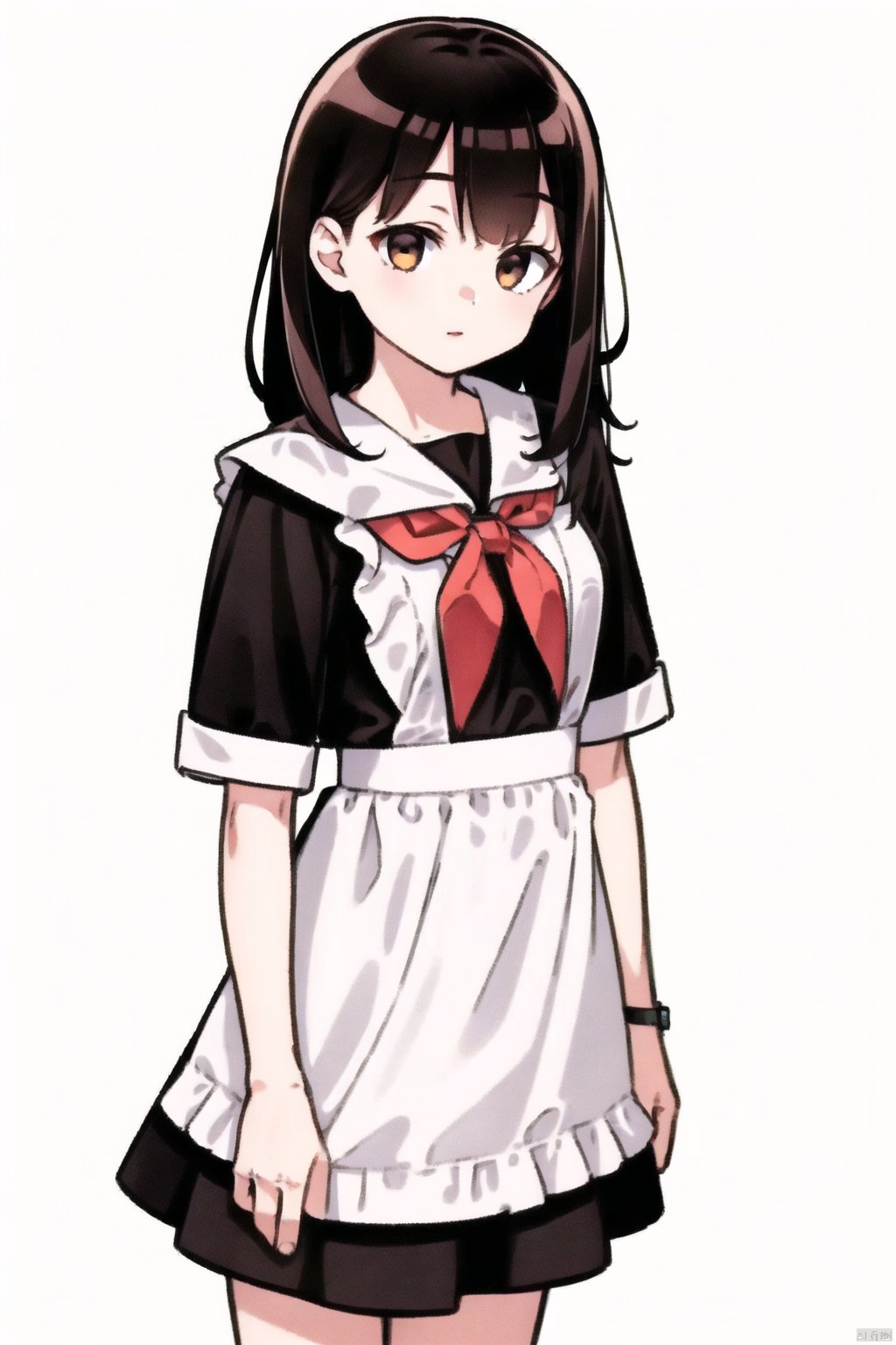  masterpiece,highres,1girl,solo,cccpuniform,red neckchief, simple drawing