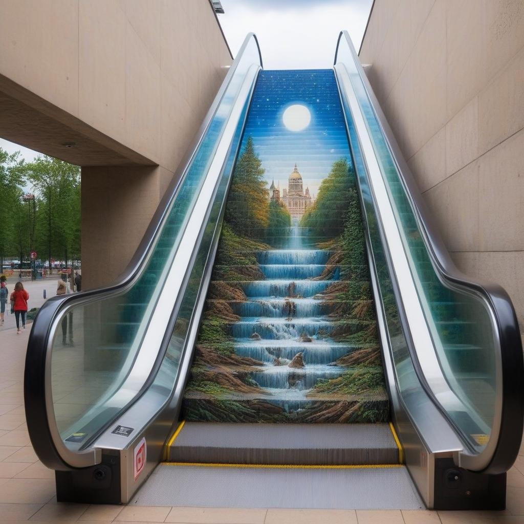 masterpiece,  best quality,  escalator by nocor1i8 on Tensor.Art