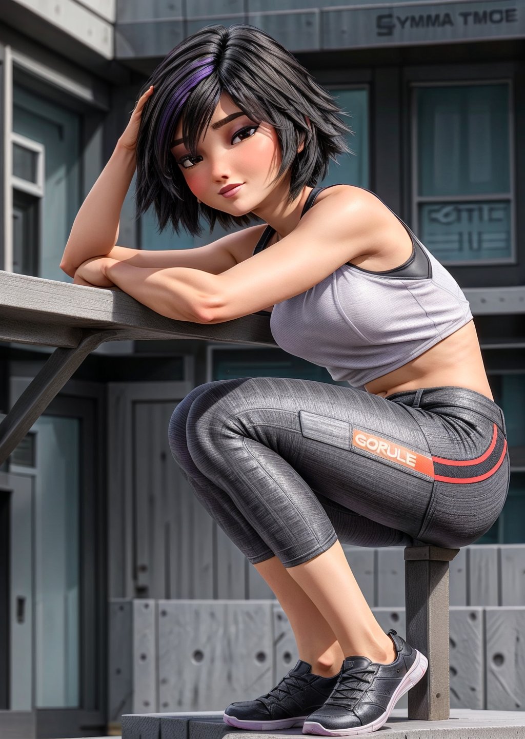 Masterpiece in full 4K resolution,  dynamic 3D anime style. | Go Go,  a young Korean woman of short stature by Supimpa on...
