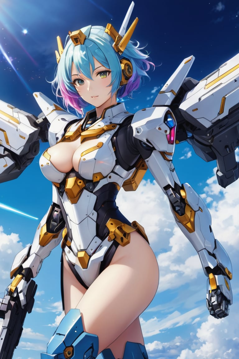Beautiful iconman girl,  upper body,  ((metal)) by aaamovaaa854 on Tensor.Art