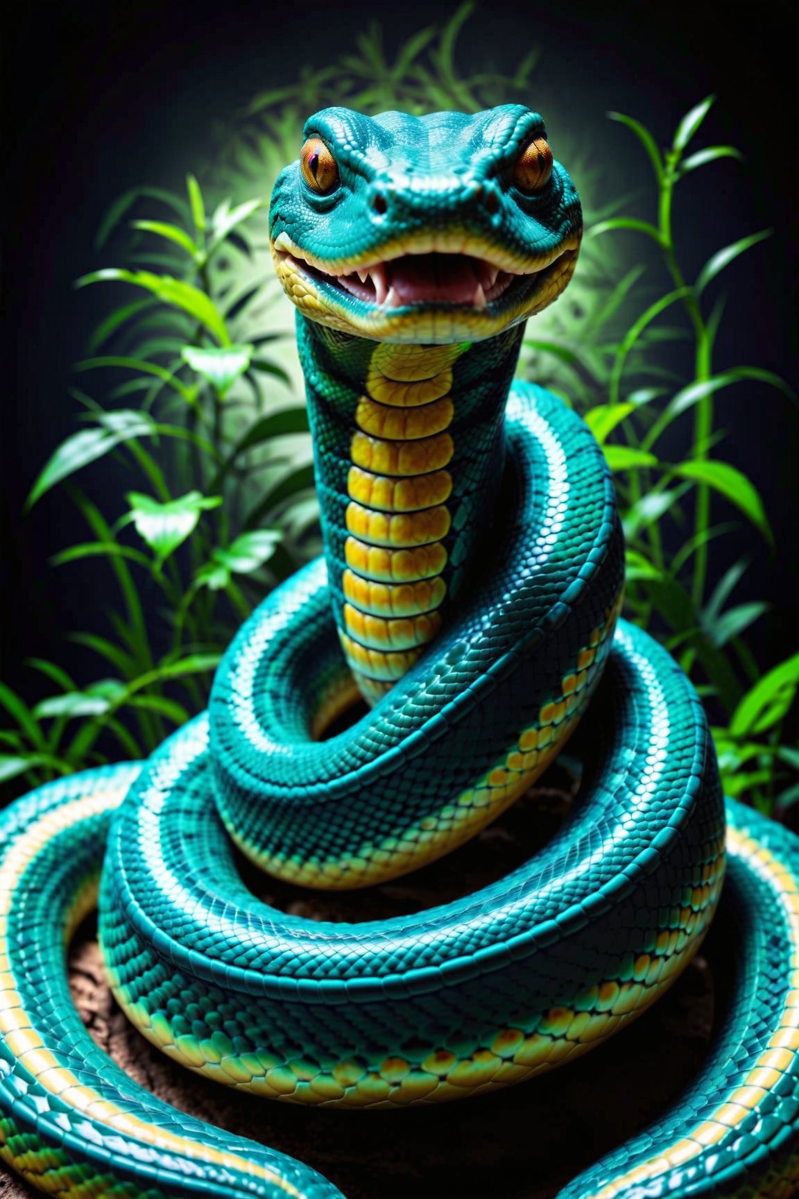 (((serpente))) best quality, ultra-high resolution, CG detalhado 4K, master part, Krishna, Hindu god,cobra,em cima da cobra, mitologia hindu,((em cima da serpente)), Imagem hindu , aesthetic, Centrado na tela
