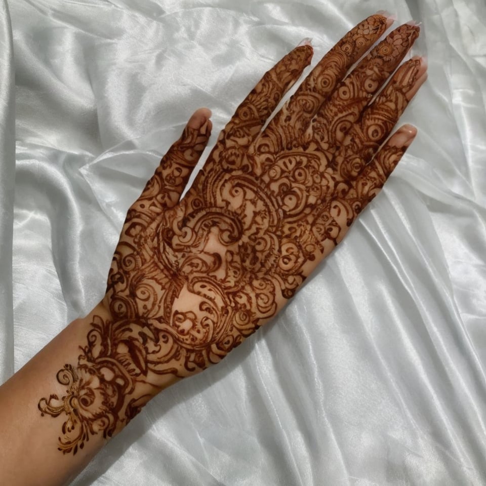 Designer Mehndi on hand, a beautiful hand, showing mehndi, perfect hand, mehndi, short hand, Mehandi,mehndi,realhands,mehandi