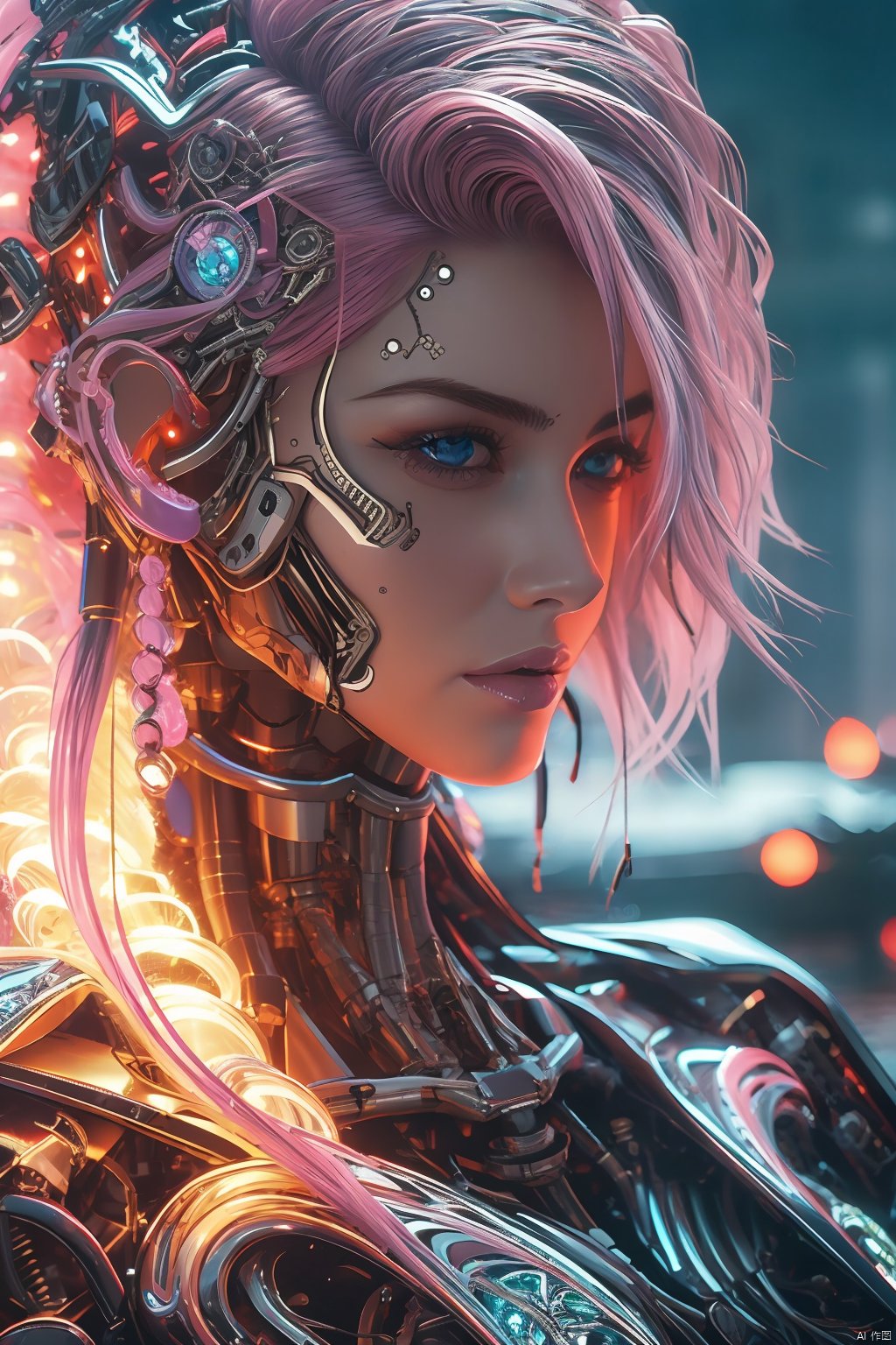  (Masterpiece, best quality, official art, beauty and aesthetics :1.2), extreme detail, (fractal art), colorful, highest detail, ((mechanical retouching)), (embellished), (1 lady, solo, whole body), (Side :1.2), gorgeous, colorful, ((detailed eyes)), collarbone, ([pink | blue] hair), long hair, (sides up :0.8), Magic, (chuckle :0.6), Shadow, boat background, fire element, Tattoo,masterpiece, tianxie, yxch