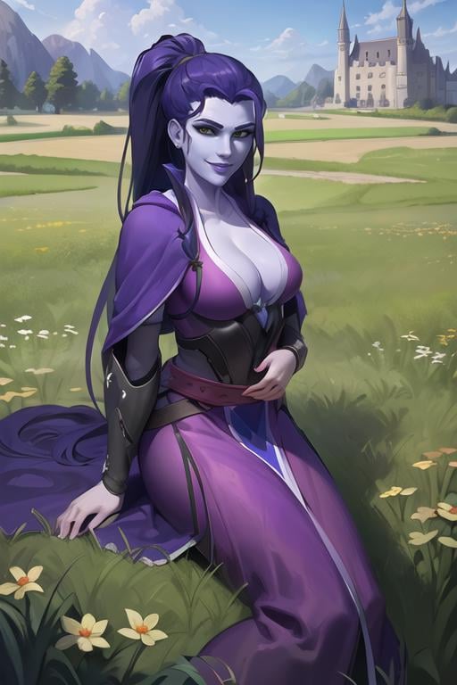 widowmaker,  ,  purple skin by Gertan on Tensor.Art