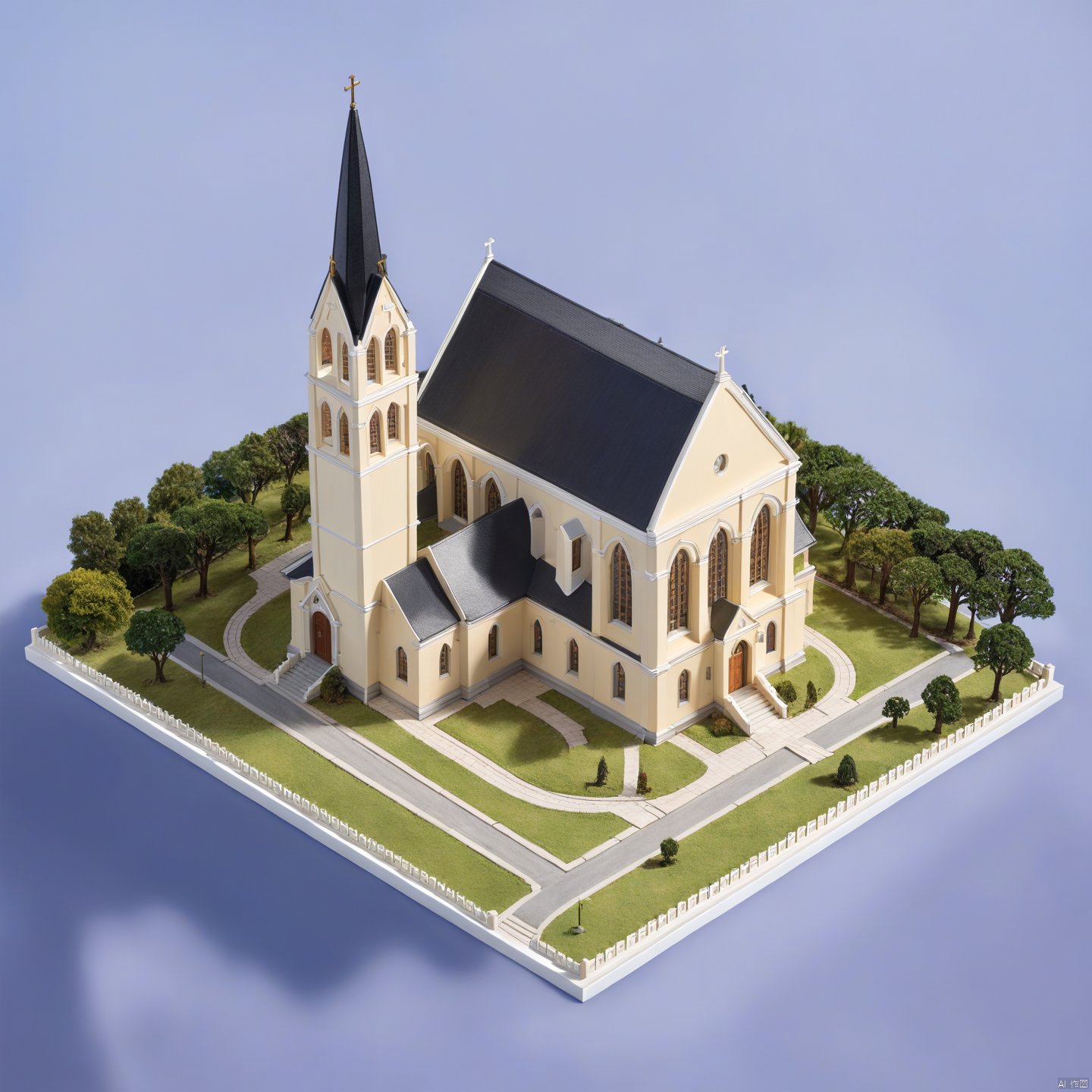 (model),  (church),  (building) by minus on Tensor.Art