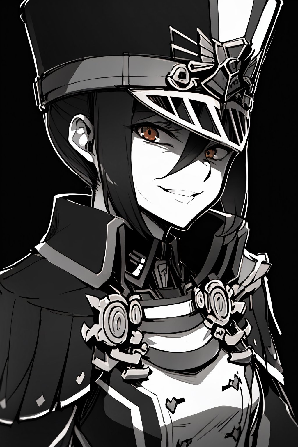masterpiece,  best quality,  monochrome by Konan on Tensor.Art
