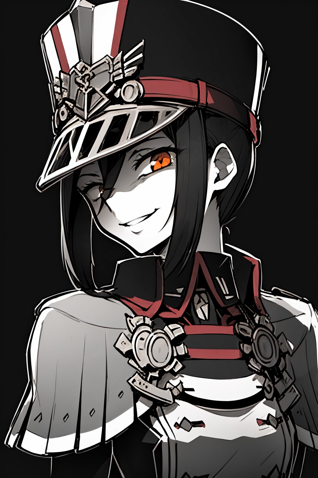 masterpiece,  best quality,  monochrome by Konan on Tensor.Art