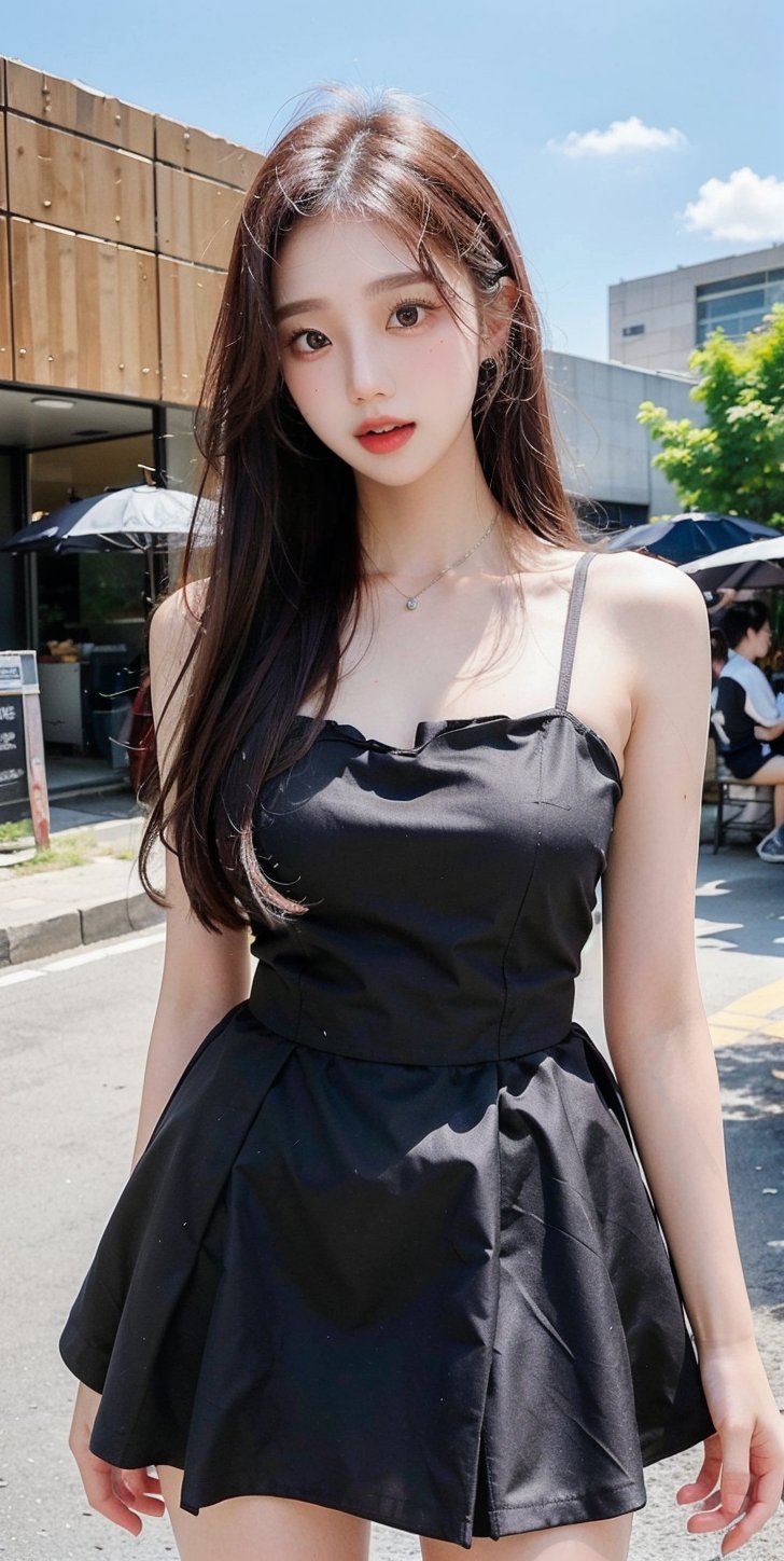 Yewon, 1 girl, detailed face, a woman with long black hair and a black dress, (((Nsfw))), outdoor scene, (night light), led lighting, magnificent light, ((fire works)), close up, portrait, upperbody, RAW, (intricate details:1.3), (best quality:1.3), (masterpiece:1.3), (hyper realistic:1.3), best quality, 1 girl, ultra-detailed, ultra high resolution, very detailed mphysically based rendering, dynamic angle, dynamic pose, wind, 8K UHD, Vivid picture, High definition, intricate details, detailed texture, finely detailed, high detail, extremely detailed cg, High quality shadow, a realistic representation of the face, beautiful detailed, (high detailed skin, skin details), slim waist, beautiful and realistic and detailed hands and fingers:1, best ratio four finger and one thumb, (detailed face, detailed eyes, beautiful face), ((korean beauty, kpop idol, ulzzang, korean celebrity, korean cute, korean actress, korean, a beautiful 18 years old beautiful korean girl)), (high detailed skin, skin details), Detailed beautiful delicate face, Detailed beautiful delicate eyes, a face of perfect proportion, (beautiful and realistic and detailed hands and fingers:1.3), (Big breasts:1.3), (full body shot:1.3), (long legs:1.3), (sparkling eyes:1.3), (sparkling lips:1.3), taken by Canon EOS, SIGMA Art Lens 35mm F1.4, ISO 200 Shutter Speed 2000, Vivid ((korean beauty, kpop idol, ulzzang, korean celebrity, korean cute, korean actress, korean, 인스타 여신:1.3, a beautiful 18 years old beautiful korean girl)), (blue eye), (black long hair),chanel_jewelry, chanel_bag, vancleef_necklace,Nice legs and hot body, see-through,hourglass bodyshape ,Yewon,perfect light,Jessy,pastelbg