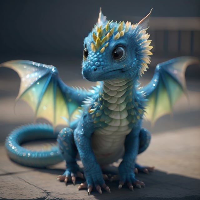 dragon, dragon cute, wings, simple_background, best quality, realistic