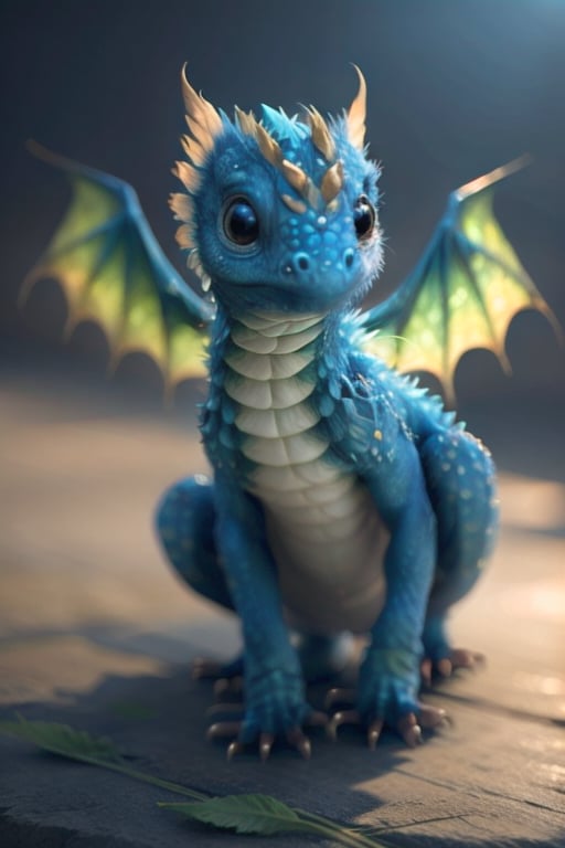 dragon, dragon cute, wings, simple_background, best quality, realistic