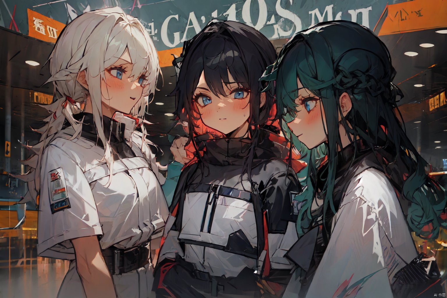 Three girls