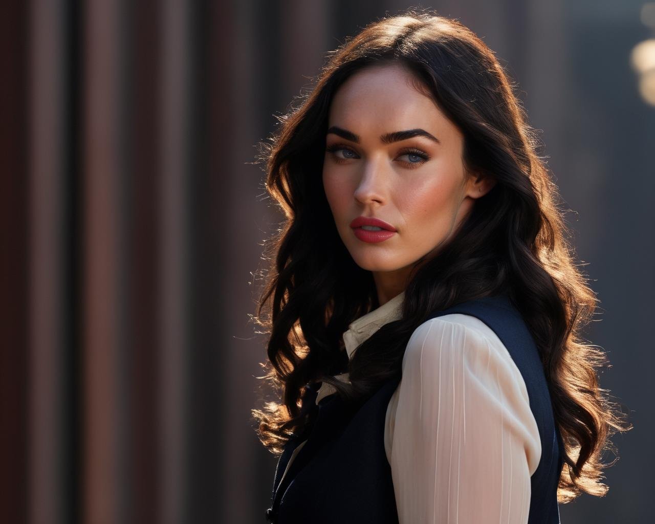 Megan_Fox,<lora:MeganFoXL:1>, a female detective from the 1920s, noir detective, inspired by Sherlock Holmes, open shoulder, dark red and blood navy,, (masterpiece, best quality, ultra-detailed, best shadow), high contrast, (best illumination), ((cinematic light)), colorful, hyper detail, dramatic light, intricate details, (1 girl, solo) , ultra detailed artistic photography, dreamy, backlit, shadows, ultra high definition, 8k, ultra sharp focus, ultra high quality model, soft lighting, film photography, analogue photography, hyperrealism,, ((sharp face, detailed face, realistic face, naturtal skin, realistic skin, detailed skin, pores, detailed eyes,realistic eyes)),