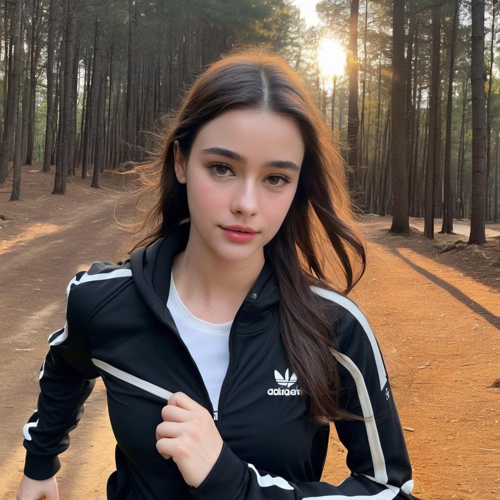 dasha_taran, <lora:DashaTaranXL:1>, beautiful woman, (sports suit), action shot, jogging on forest path, dark theme, soothing tones, muted colors, high contrast, ((perfect eyes, detailed eyes,realistic eyes)), ((sharp face, detailed face, realistic face, naturtal skin, realistic skin, detailed skin, pores)), (masterpiece, best quality, ultra-detailed, best shadow), high contrast, (best illumination), ((cinematic light)), colorful, hyper detail, dramatic light, intricate details, (1 girl, solo) , ultra detailed artistic photography, dreamy, backlit, shadows, ultra high definition, 8k, ultra sharp focus, ultra high quality model, soft lighting, film photography, analogue photography, hyperrealism,