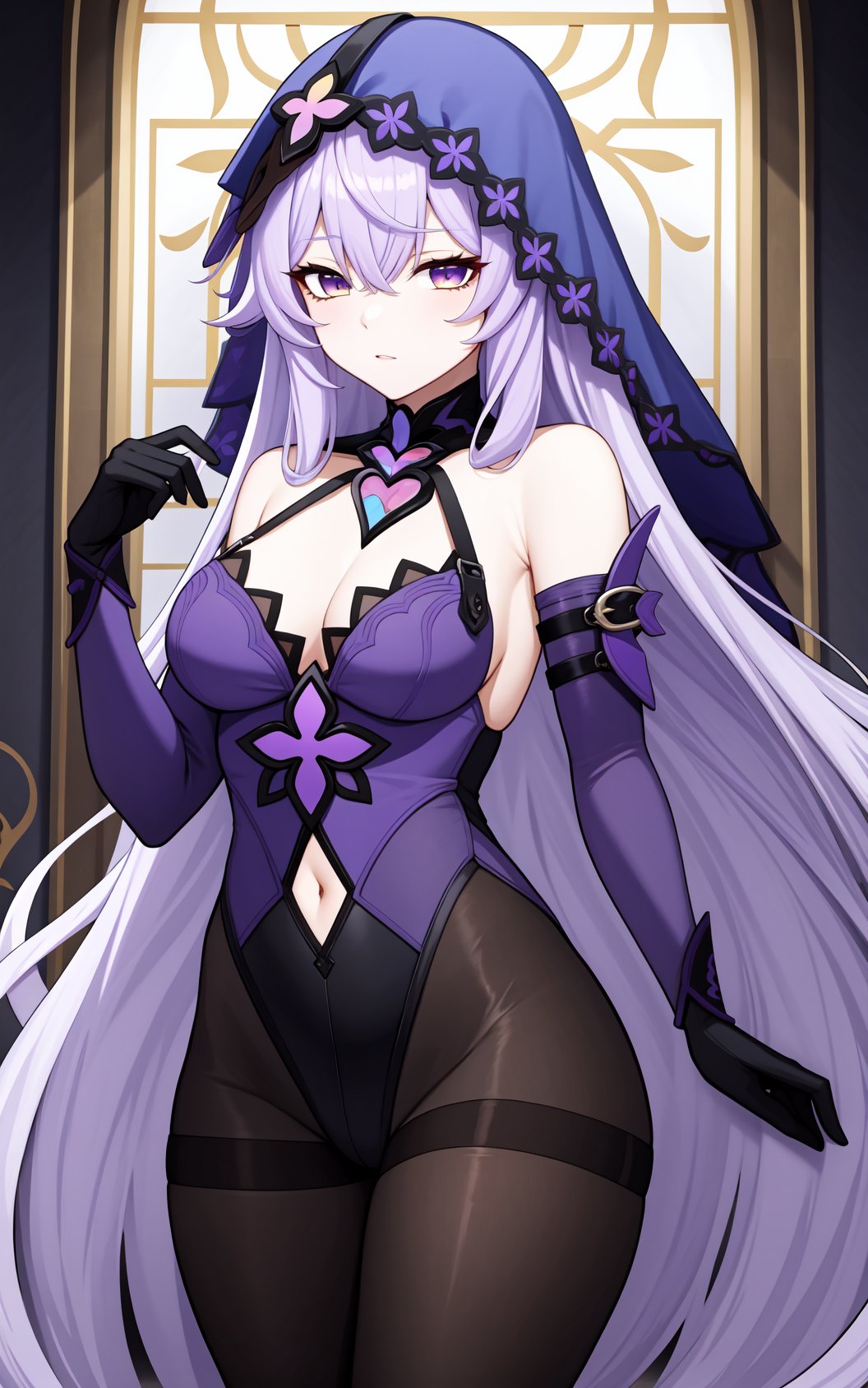 heitiane,  long hair,  gloves by Ttan on Tensor.Art