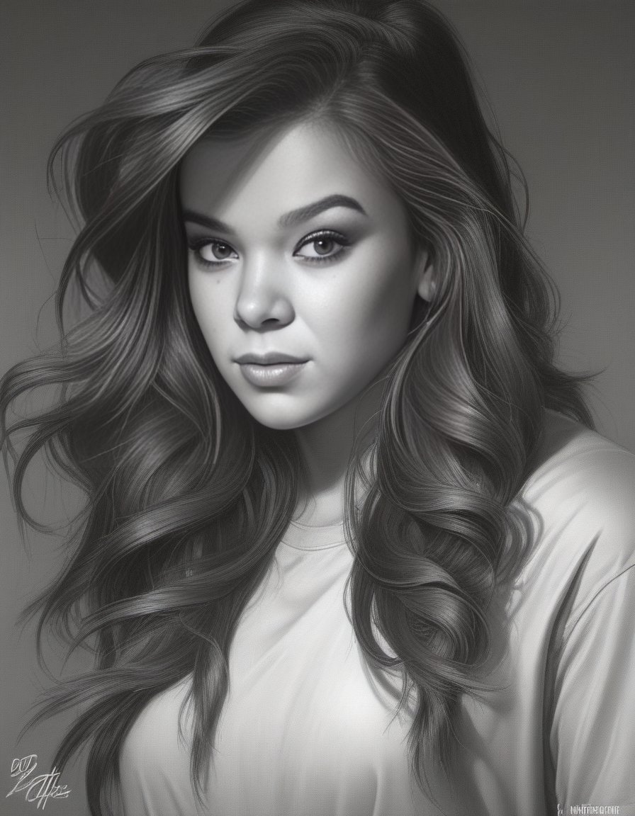 <lora:HaileeSteinfeldSDXL:1>amazing lifelike award winning pencil illustration of HaileeSteinfeld shoplifting trending on art station artgerm Greg rutkowski cinematic