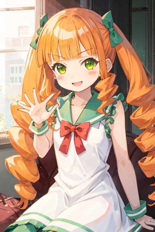 pomponette,  green eyes,  long hair by Ttan on Tensor.Art