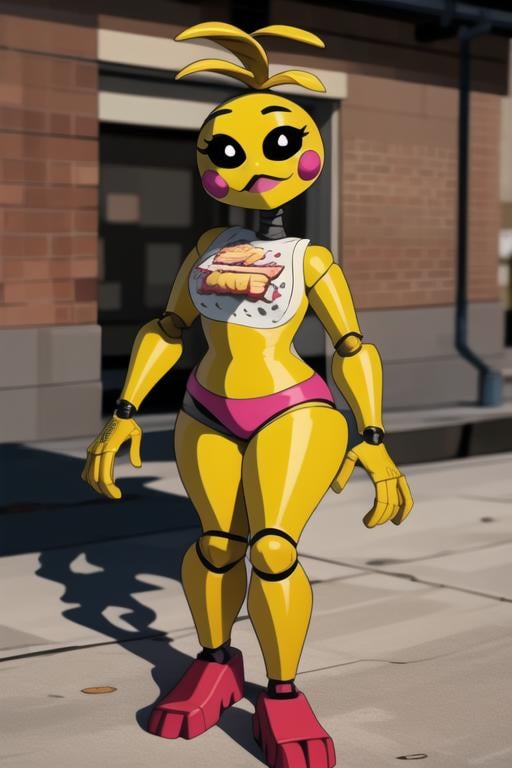 <lora:toychica-08:1> toychica,  full body,  <lora:wyatt-10:1> wyatt, detailed shading, detailed ambient light, detailed background, masterpiece,