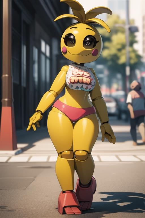 <lora:toychica-05:1> toychica, full body, outdoors, detailed background, detailed shading, detailed ambient light, detailed background, masterpiece,