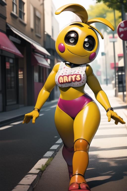 <lora:toychica-04:1> toychica, full body, outdoors, detailed background, detailed shading, detailed ambient light, detailed background, masterpiece,