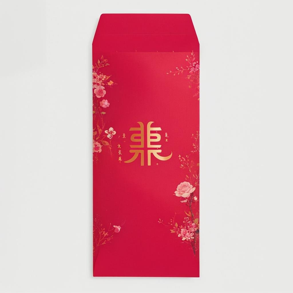 red envelope,(no humans:1.2),chinese text,still life,chinese zodiac,<lora:redenvelope2:1>,best quality,masterpiece,