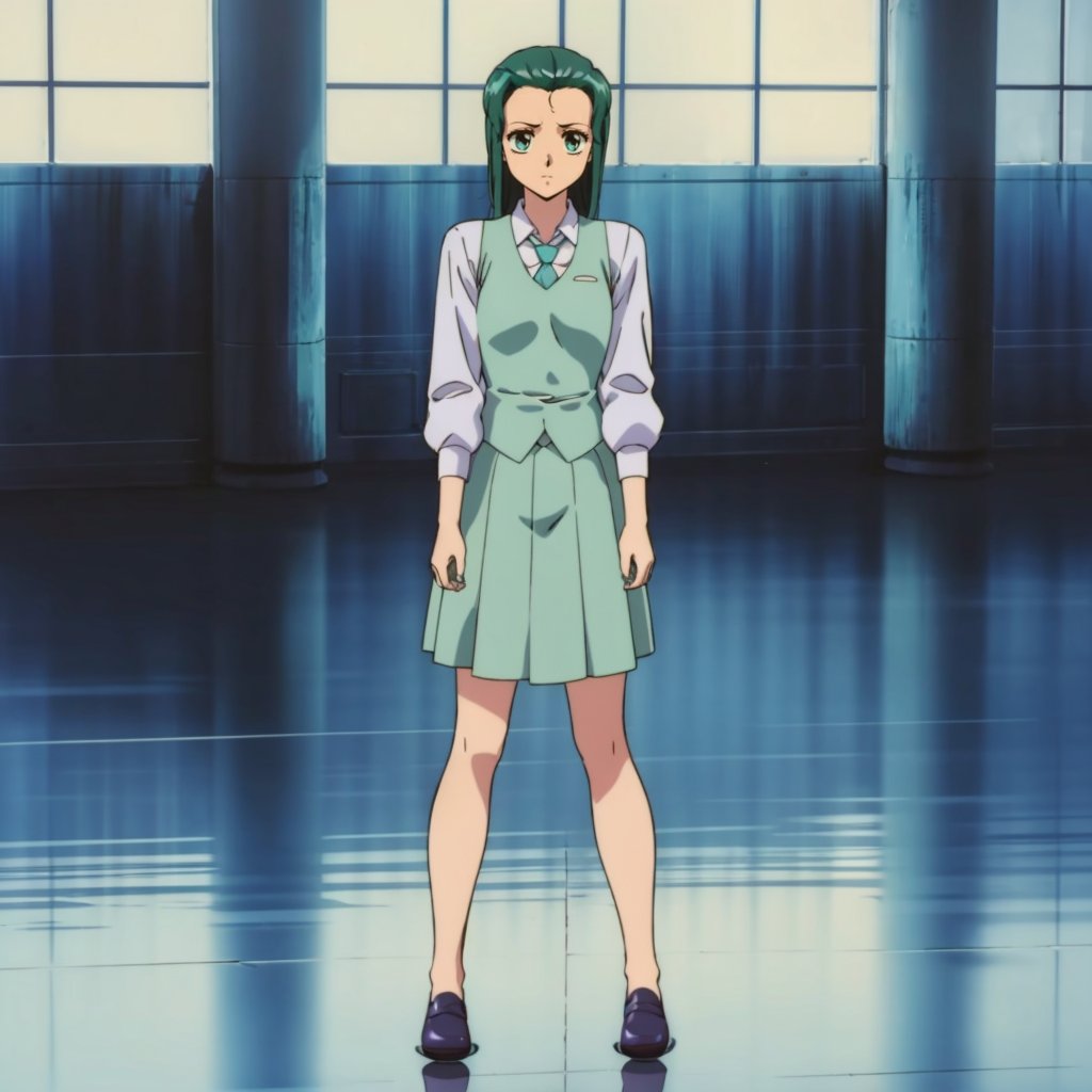 Anri,  1girl,  green hair by Ttan on Tensor.Art