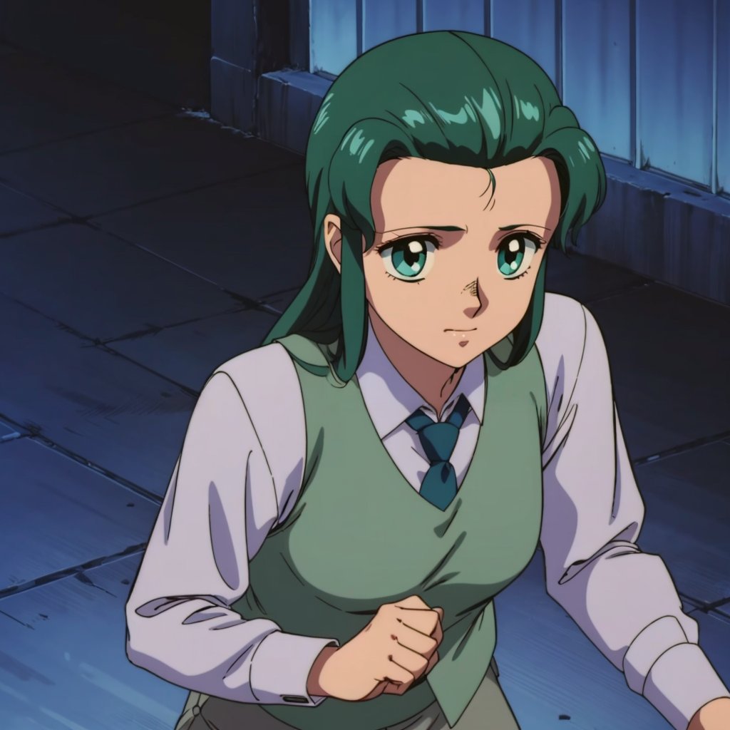 Anri,  1girl,  green hair by Ttan on Tensor.Art