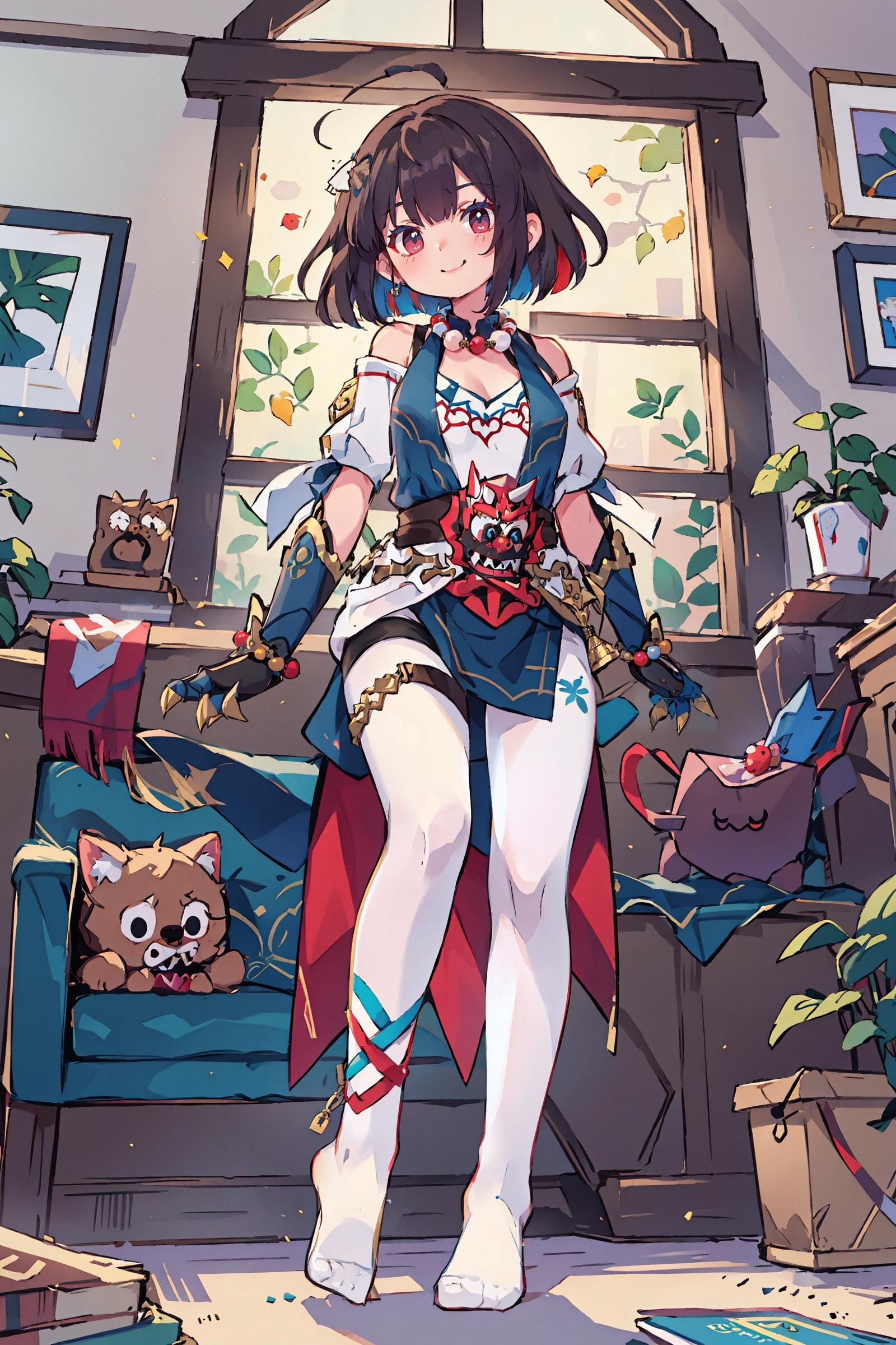 1girl,  xueyi \(honkai: star rail\),  looking at viewer by okingjo on Tensor.Art