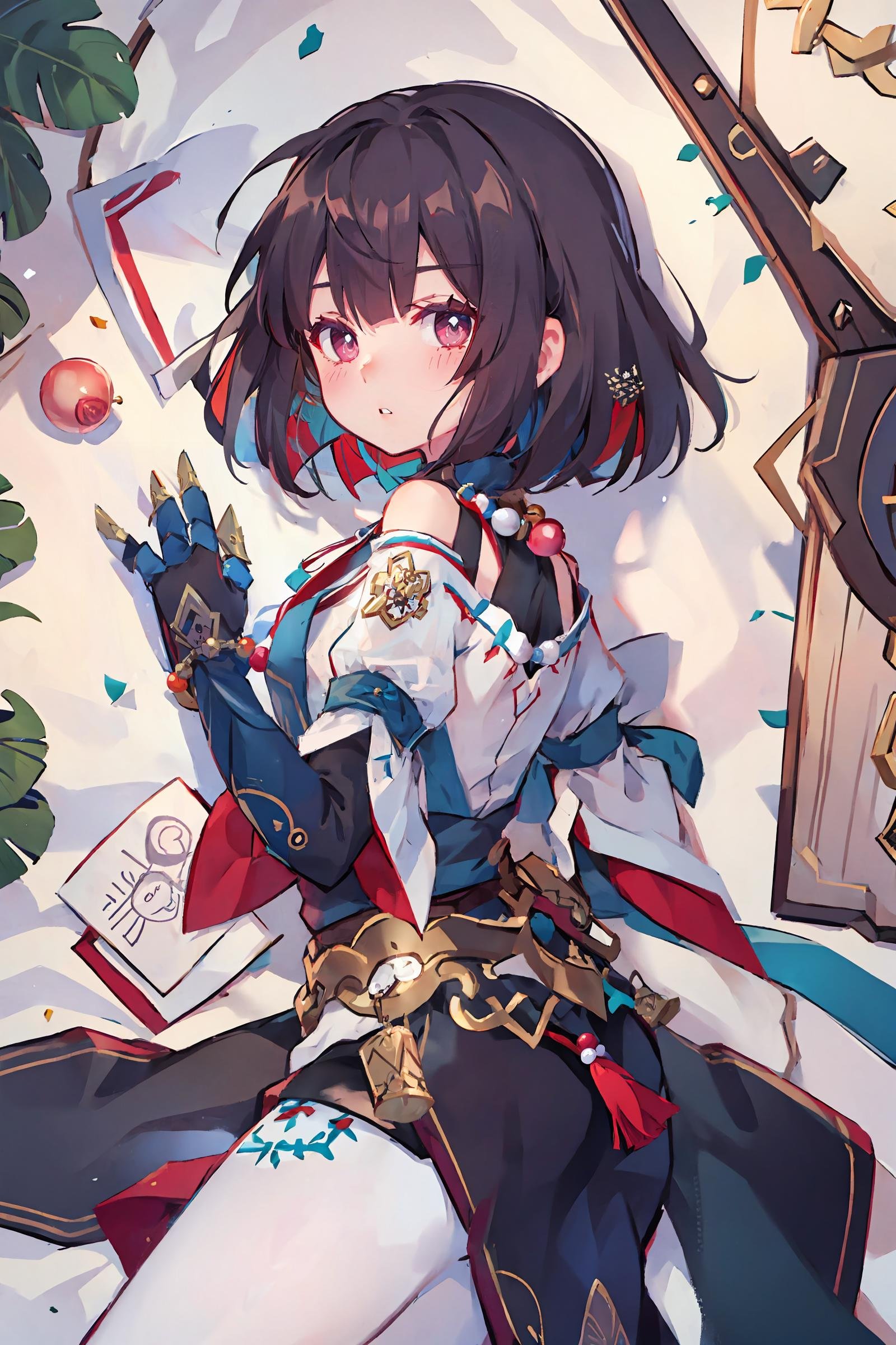 1girl,  xueyi \(honkai: star rail\),  looking at viewer by okingjo on Tensor.Art